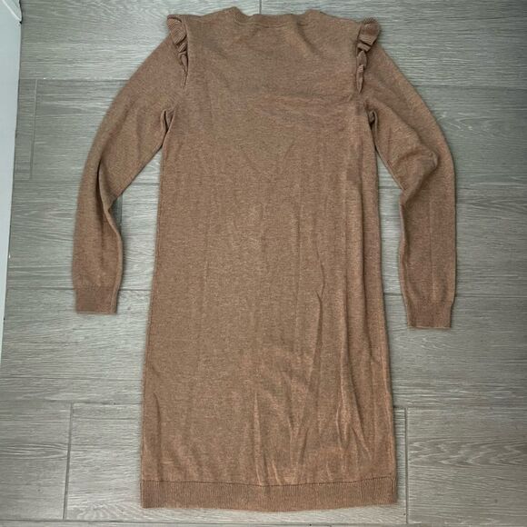 J. Crew Sweater Dress Wool Blend Tan size Small - Picture 5 of 6